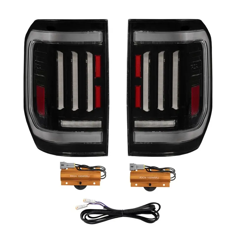 Form Lighting Led Smoked Sequential Tail Lights For 2022–2024 Ford Maverick 1