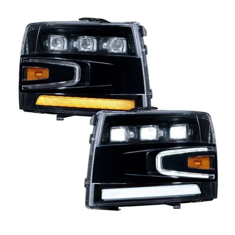 Form Lighting Sequential Led Projector Headlights For 07-13 Chevrolet Silverado 1