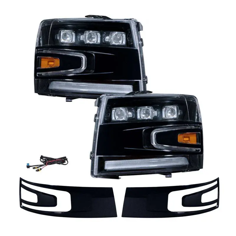 Form Lighting Sequential Led Projector Headlights For 07-13 Chevrolet Silverado 2
