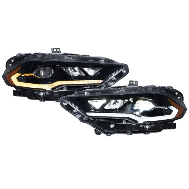 Form Lighting Sequential Led Projector Headlights For 2018-2022 Ford Mustang 1