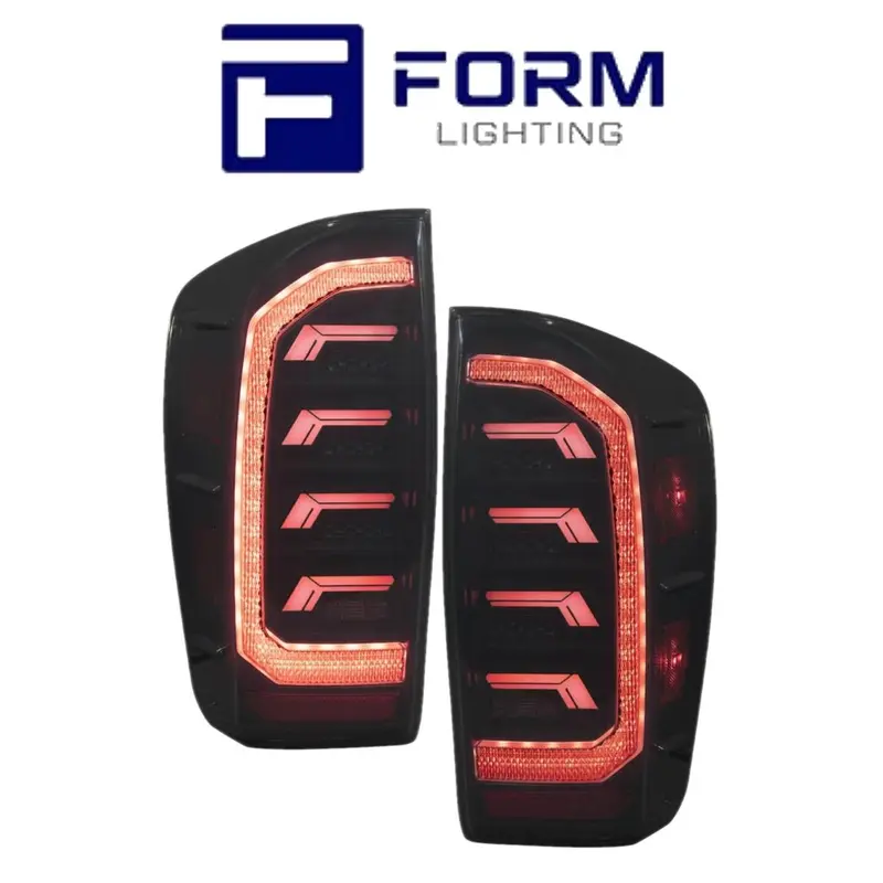 Form Lighting Smoked Sequential Led Tail Lights For 2016-2022 Toyota Tacoma 1