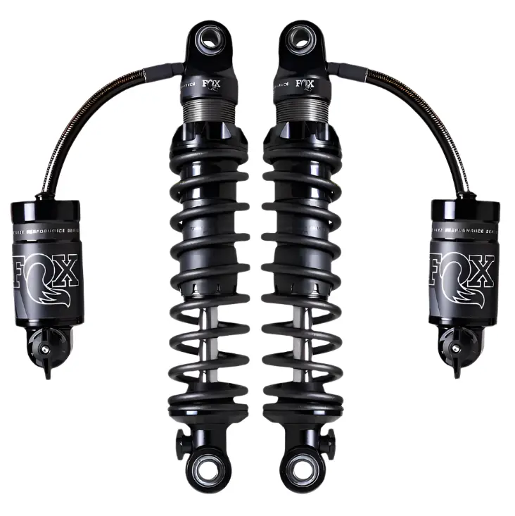 Fox 13" Qs3 Rear Shocks W/ Remote Resi For 19-23 Harley-Davidson Touring 650/850 1