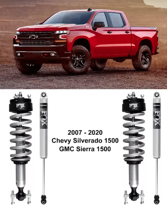Fox 2.0 Performance Ifp Coilovers Front & Rear For 07-20 Silverado Sierra 1500 1