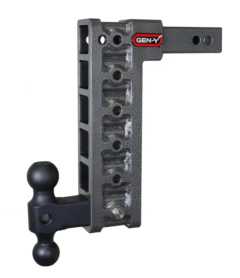 Gen-Y Mega Duty 2In Shank 12.5In Drop 10K Hitch W/Dual-Ball (Use W/Stabilizer Kit Gh-0100) 1