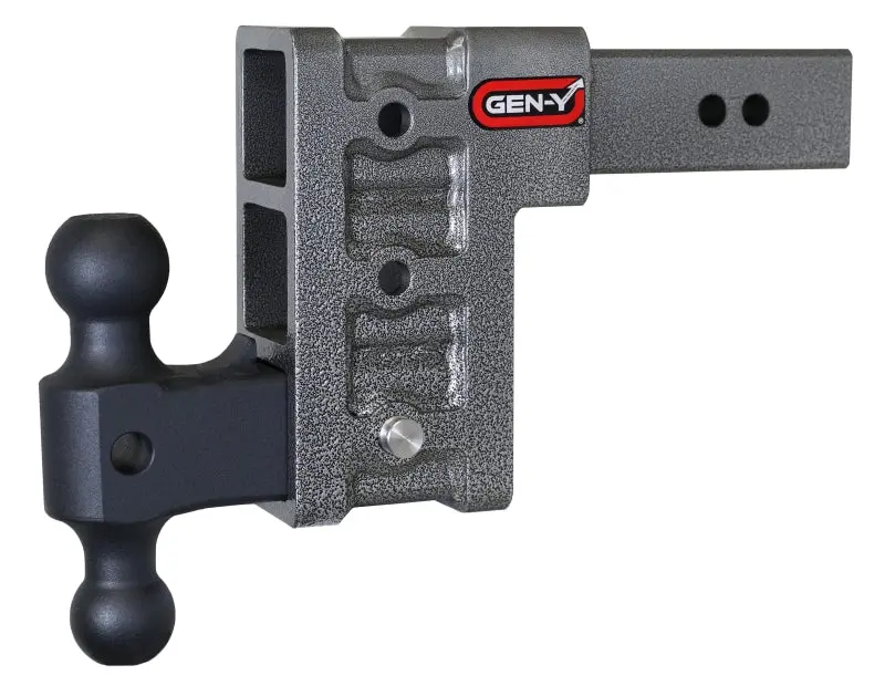 Gen-Y Mega Duty 6In Drop Hitch 21K Dual-Ball Mount 3K Tw For 2.5In Receiver 1
