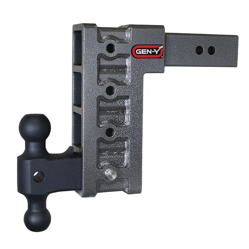 Gen-Y Mega Duty 9In Drop Hitch 21K W/ Dual Ball Mount For 2.5In Receiver 1