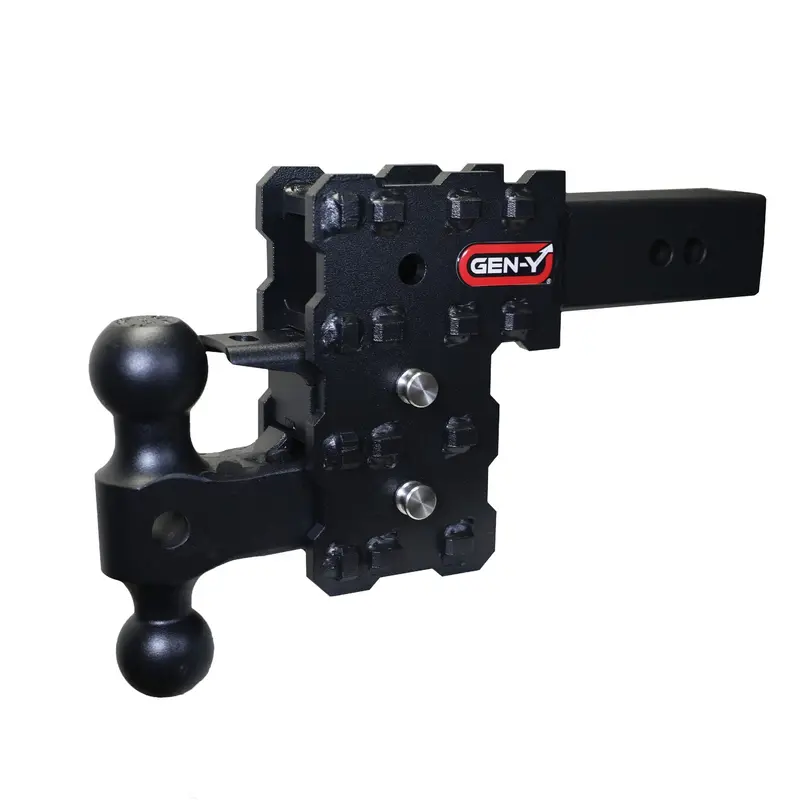 Gen-Y Phantom-X 5In Drop Hitch 16K Dual-Ball W/ Pintle Lock For 2.5In Receiver 1