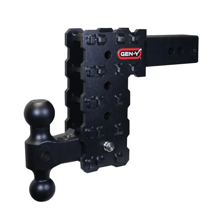 Gen-Y Phantom-X 7.5In Drop Hitch 16K Tow Dual Ball Mount/Pin For 2.5In Receivers 1