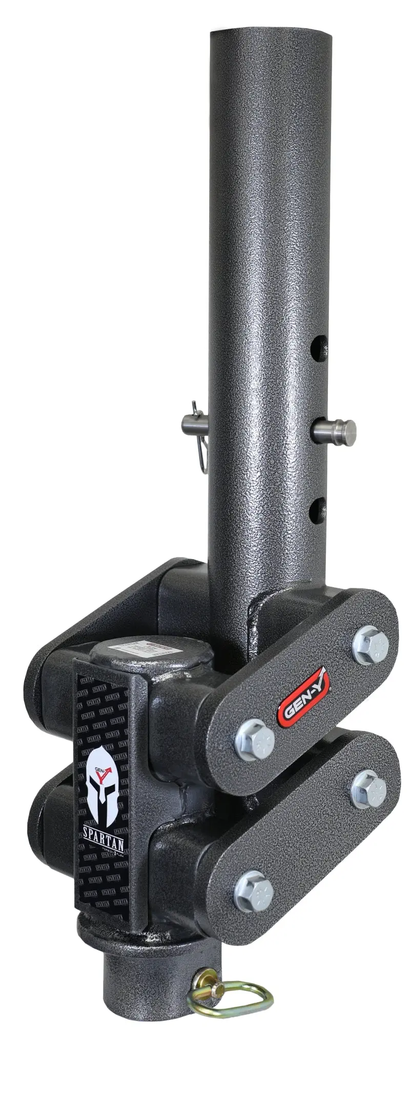 Gen-Y Spartan Torsion-Flex 5In Offset 4In Rd Tube Gooseneck 2-5/16In Coupler Standard Height 1
