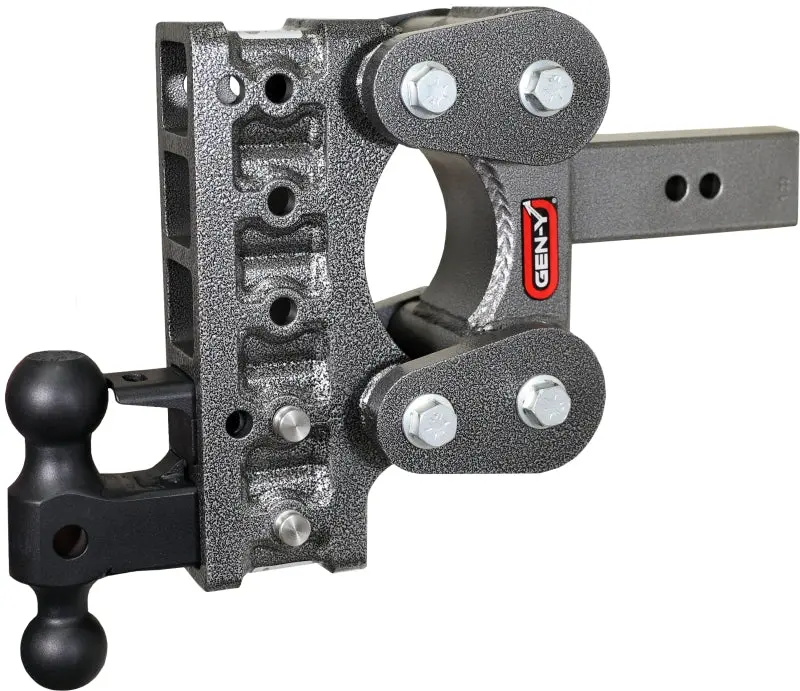 Gen-Y The Boss Torsion-Flex 2.5In Shank 7.5In Drop 16K Hitch W/Gh-051 Dual-Ball/Gh-032 Pintle Lock 1