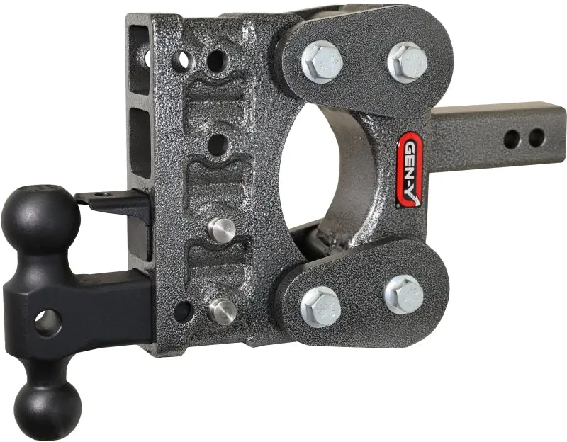 Gen-Y The Boss Torsion-Flex 2In Shank 5In Drop 10K Hitch W/Gh-031 Dual-Ball/Gh-032 Pintle Lock 1