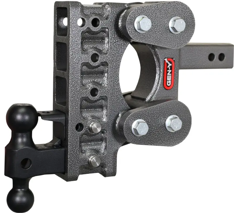 Gen-Y The Boss Torsion-Flex 2In Shank 7.5In Drop 16K Hitch W/Gh-051 Dual-Ball/Gh-032 Pintle Lock 1