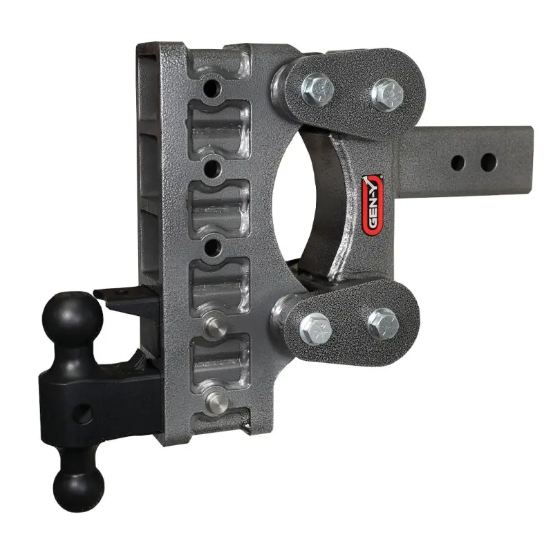 Gen-Y The Boss Torsion-Flex 3" Shank 9" Drop 21K Hitch W/ Dual-Ball/Pintle Lock 1