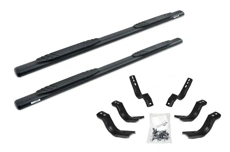 Go Rhino 104036880T - 4" 1000 Series Sidesteps & Bracket Kit - Textured Black 1