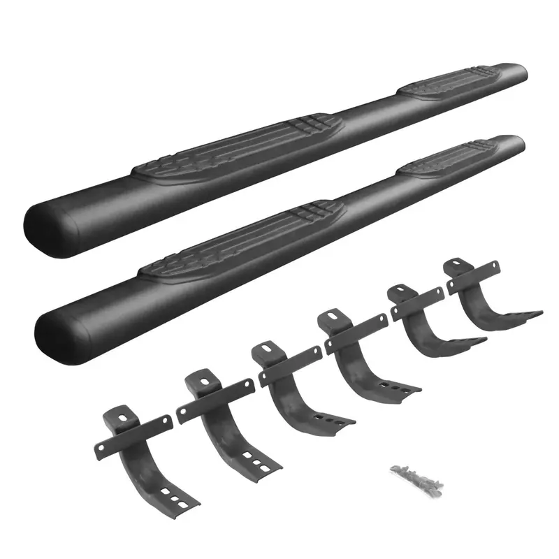 Go Rhino 104412973T - 4" 1000 Series Sidesteps & Bracket Kit - Textured Black 1