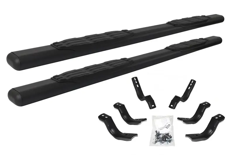 Go Rhino 105409787T - 5" 1000 Series Side Steps With Mounting Brackets Kit - Textured Black 1