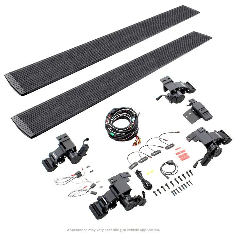 Go Rhino 20404587T - Realtruck Voltstep Electric Running Board Kit - Protective Bedliner Coating 2