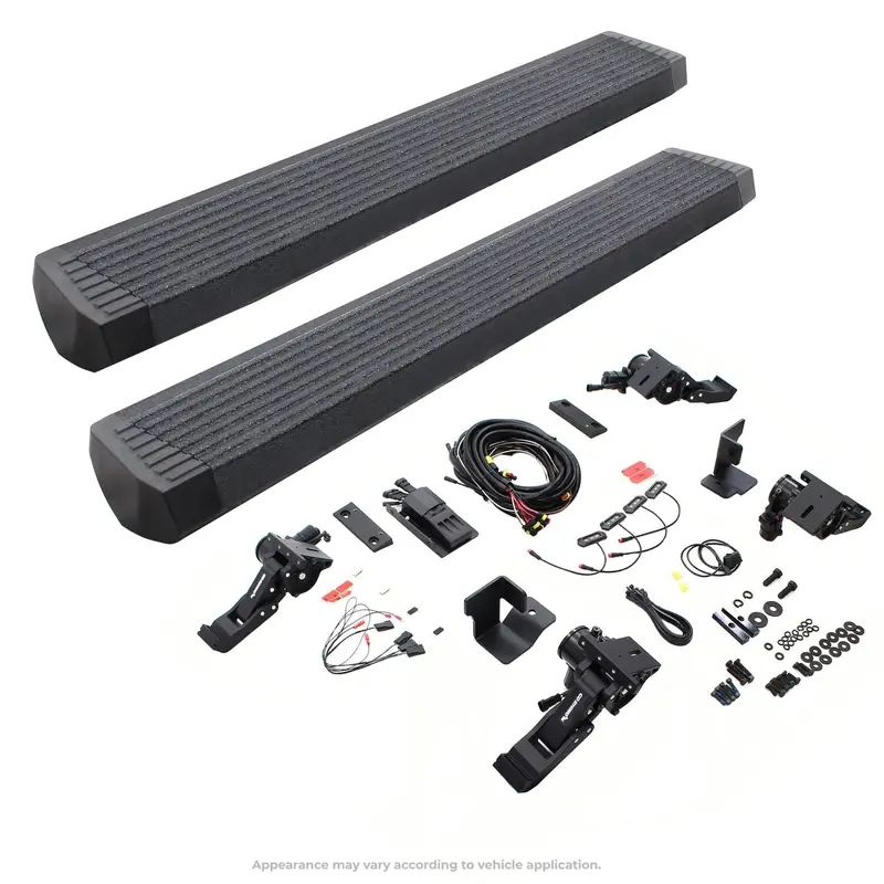 Go Rhino 20492652T - Realtruck Voltstep Electric Running Board Kit - Protective Bedliner Coating 1