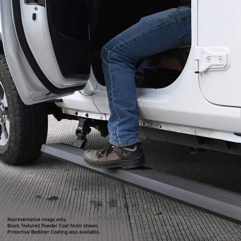 Go Rhino 20492752Pc - Voltsteps With Mounting Brackets - Textured Black 1