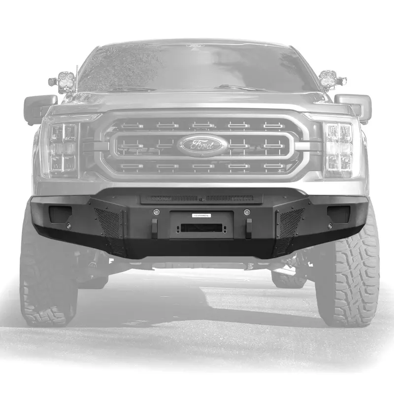 Go Rhino 24398T - Br6 Winch-Ready Front Bumper For Ford F-150 - Textured Black 1
