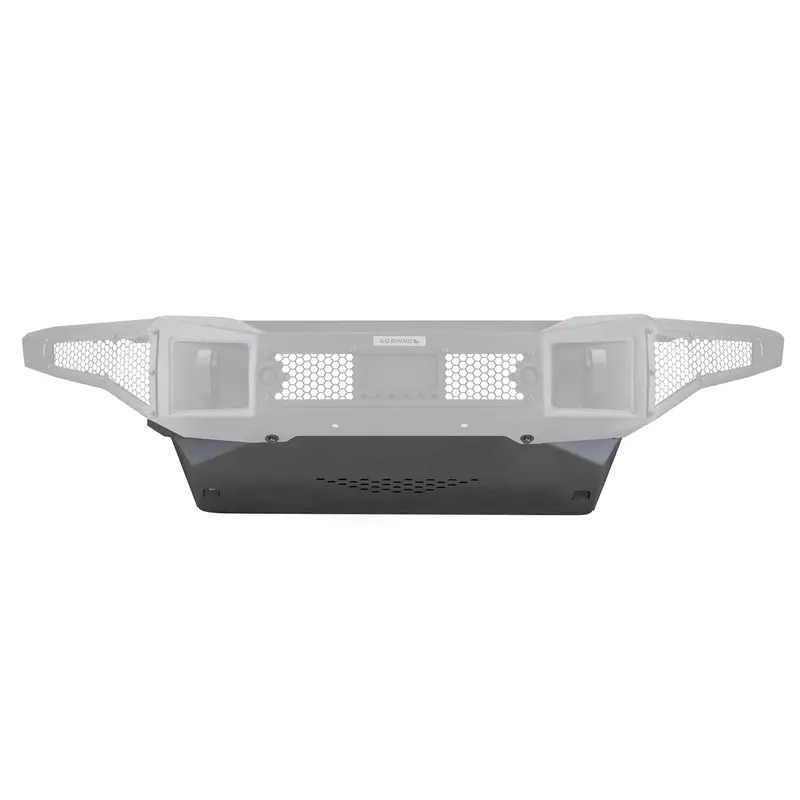 Go Rhino 332120T - Rockline Front Bumper Lower Skid Plate For Ford Bronco - Textured Black 1