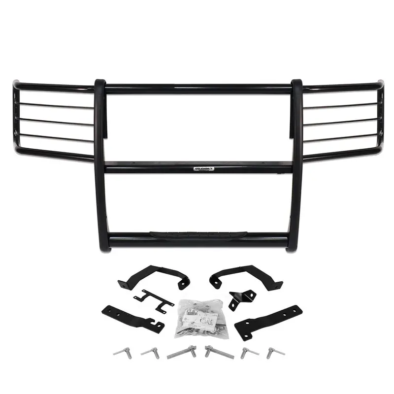 Go Rhino 3324Mb - 3000 Series Stepguard With Brush Guards - Black Powder Coat 1
