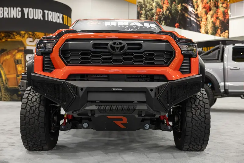 Go Rhino 343921T - Element Frt Bumper W/Power Actuated Light Bar Mount-Textblack 1