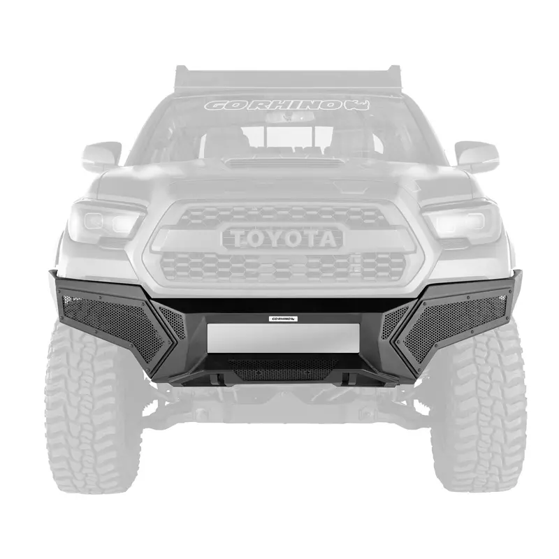 Go Rhino 34392T - Element Front Bumper With Fixed Light Bar Mount-Textured Black 1