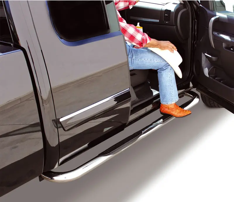Go Rhino 4353C - 4000 Series Sidesteps With Mounting Bracket Kit - Chrome 1