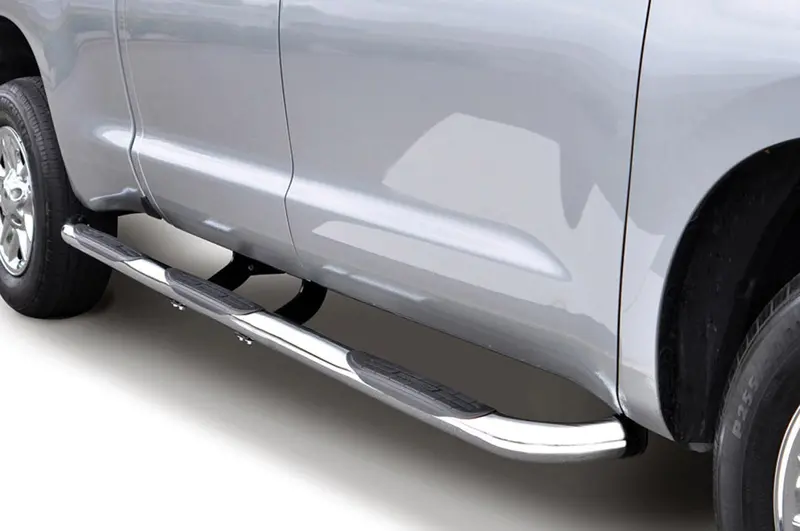 Go Rhino 61248Ps - 6000 Side Steps With Mounting Bracket Kit - 1-Piece - Wheel-To-Wheel - Polished Stainless Steel 2
