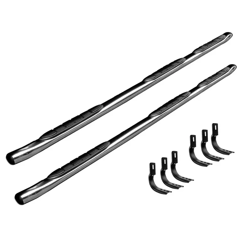 Go Rhino 641148Ps - 415 Side Steps With Mounting Bracket Kit - Wheel-To Wheel - Polished Stainless Steel 1