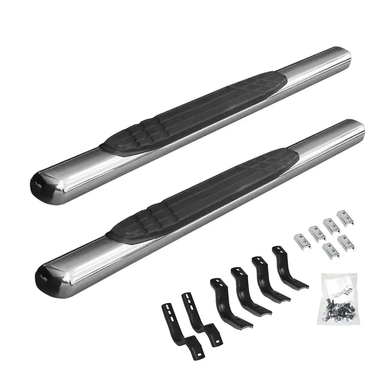 Go Rhino 684409952Ps - 4" Oe Xtreme Sidesteps With Mounting Bracket Kit - Polished Stainless Steel 1