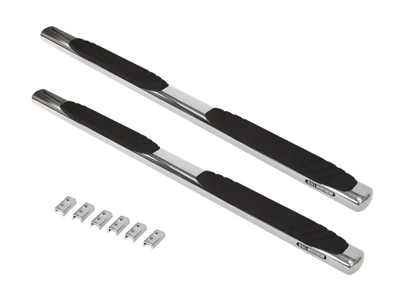 Go Rhino 684409987Ps - 4" Oe Xtreme Sidesteps With Mounting Bracket Kit - Polished Stainless Steel 2