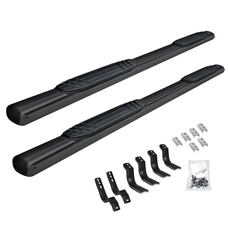Go Rhino 684412971T - 4" Oe Xtreme Sidesteps With Mounting Bracket Kit - Textured Black 1