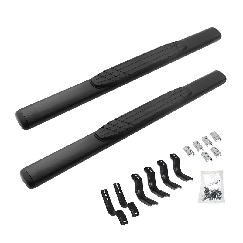Go Rhino 684415552T - 4" Oe Xtreme Sidesteps With Mounting Bracket Kit - Textured Black 1