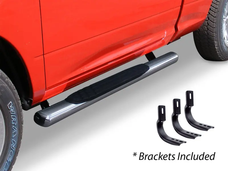 Go Rhino 684418052Ps - 4" Oe Xtreme Sidesteps With Mounting Bracket Kit - Polished Stainless Steel 2