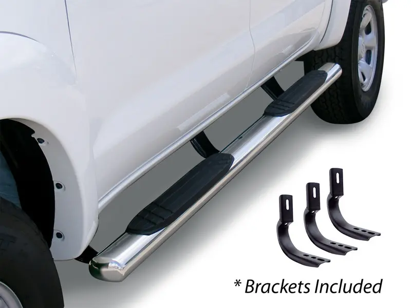 Go Rhino 684434680Ps - 4" Oe Xtreme Sidesteps With Mounting Bracket Kit - Polished Stainless Steel" 2
