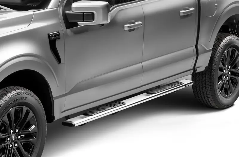 Go Rhino 685415587Ps - 5" Oe Xtreme Low Profile Sidesteps With Mounting Bracket Kit - Polished Stainless Steel 1