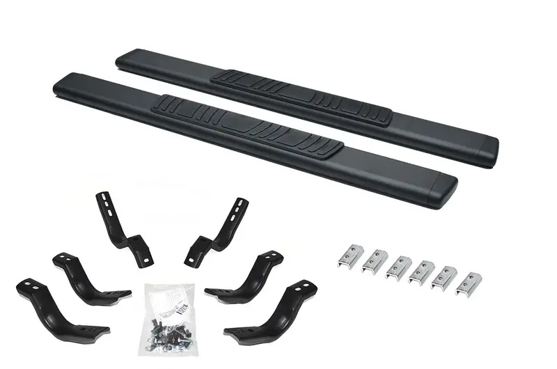 Go Rhino 685441552T - 5" Oe Xtreme Low Profile Sidesteps With Mounting Bracket Kit - Textured Black 1