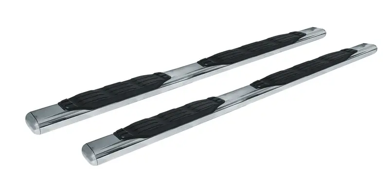 Go Rhino 685449987Ps - 5" Oe Xtreme Low Profile Sidesteps With Mounting Bracket Kit - Polished Stainless Steel 1