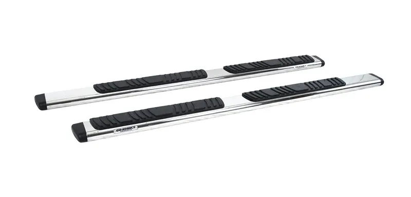 Go Rhino 685490471Ps - 5" Oe Xtreme Low Profile Sidesteps With Mounting Bracket Kit - Polished Stainless Steel 1