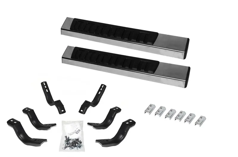 Go Rhino 6862418052Ps - 6" Oe Xtreme Ii Sidesteps With Mounting Bracket Kit - Polished Stainless Steel 1
