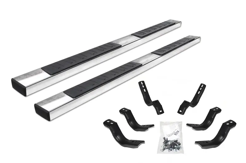Go Rhino 6862439987Ps - 6" Oe Xtreme Ii Sidesteps With Mounting Bracket Kit - Polished Stainless Steel 1