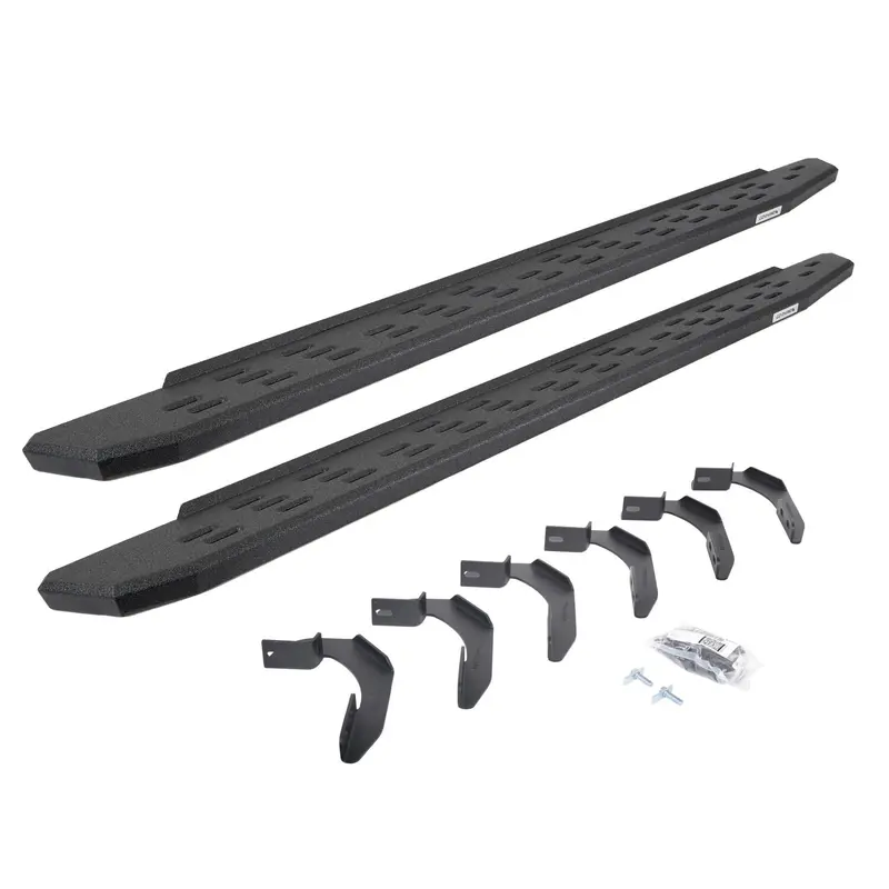Go Rhino 69634668T - Rb30 Running Boards W/Brackets- Protective Bedliner Coating 1