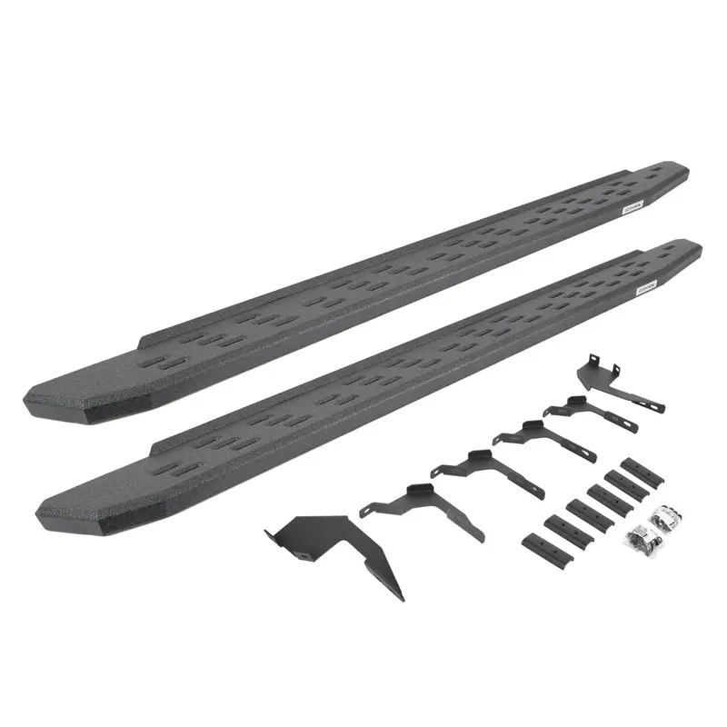 Go Rhino 69636880T - Rb30 Running Boards With Mounting Bracket Kit - Protective Bedliner Coating 1