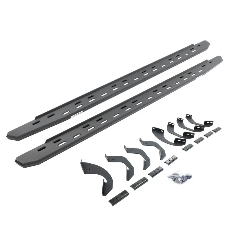 Go Rhino 69643973Spc - Rb30 Slim Line Running Boards With Bracket Kit - Textured Black 1