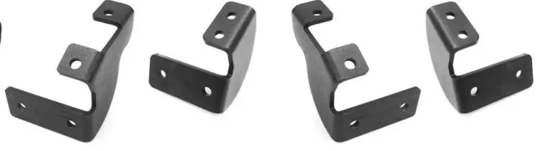 Go Rhino D14411t - Dominator Xtreme D1 Sidesteps With Mounting Bracket Kit - Textured Black 1