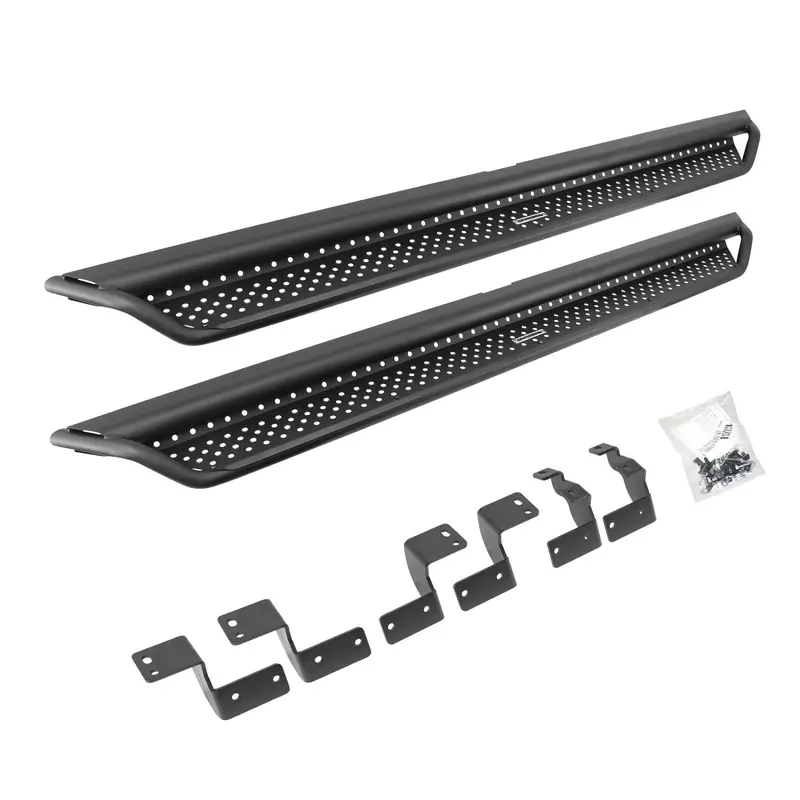 Go Rhino D14425t - Dominator Xtreme D1 Sidesteps With Mounting Bracket Kit - Textured Black 1