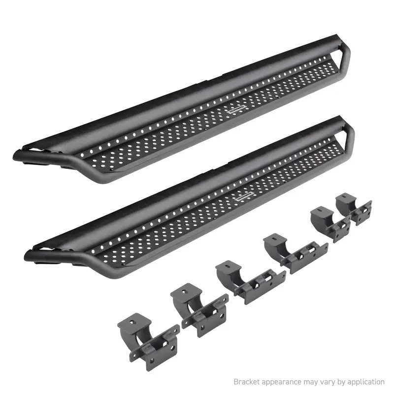 Go Rhino D14435t - Dominator Xtreme D1 Sidesteps With Mounting Bracket Kit - Textured Black 1