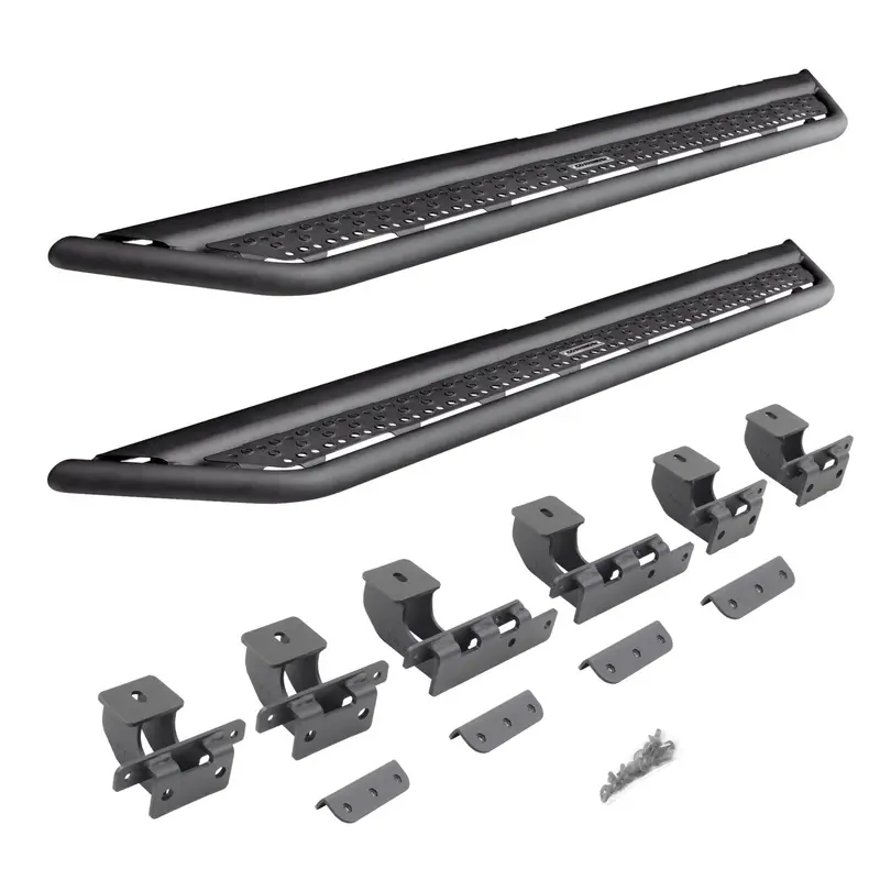 Go Rhino D64129t - Dominator Xtreme D6 Sidesteps With Mounting Bracket Kit - Textured Black 1